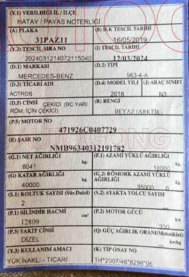 CEKICI ACTROS 1845 LS E6